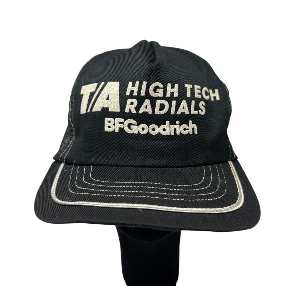 BF Goodrich Tires T/A High Tech Radials Vintage Mesh Trucker Snapback Mechanic - Picture 2 of 9